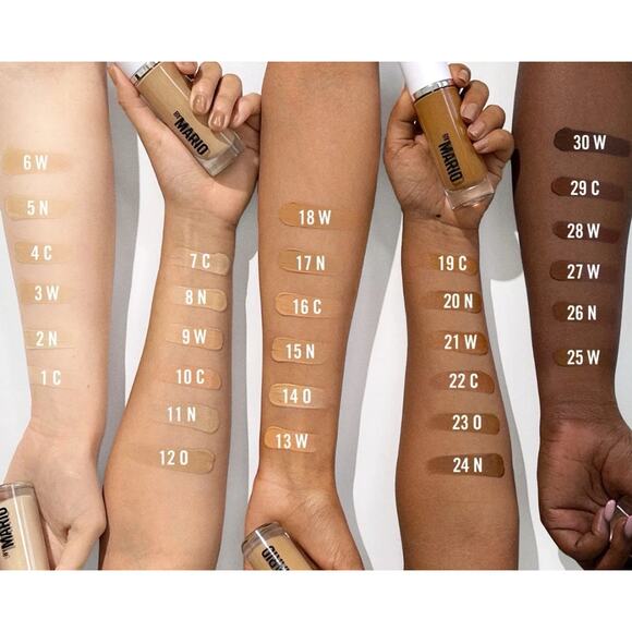 Makeup By Mario Surreal Skin Foundation - Tan 4C - 1 fl oz 30 ml New In Box - Picture 4 of 8